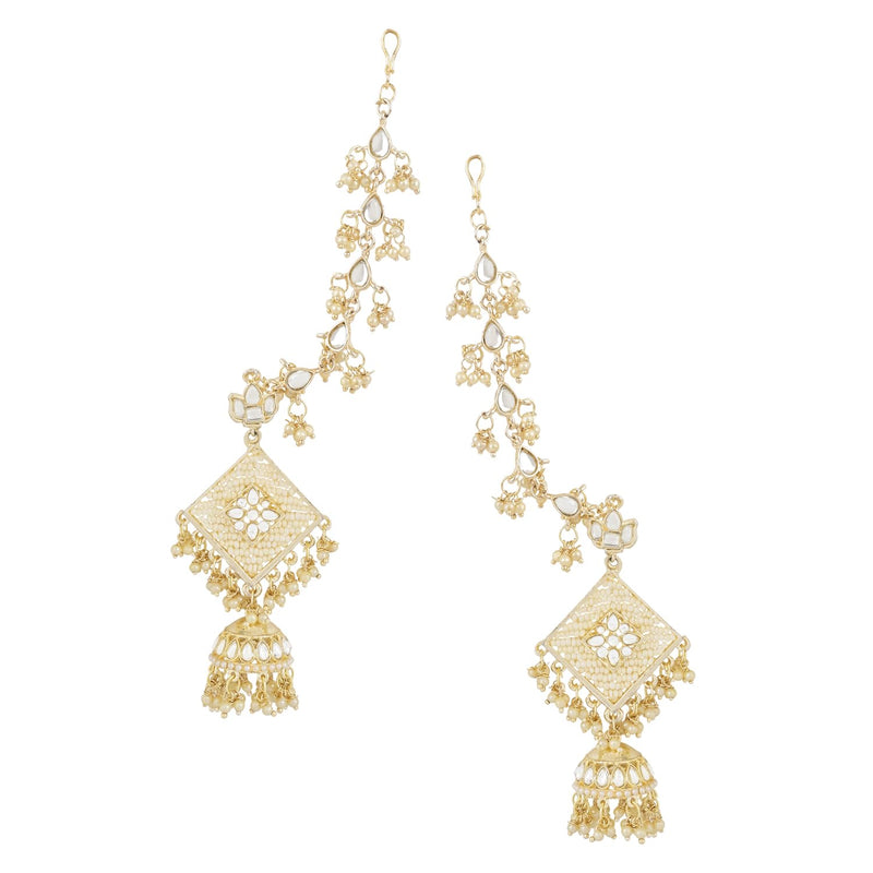 Amaya White Earrings