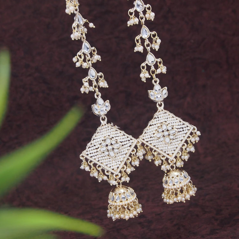 Amaya White Earrings