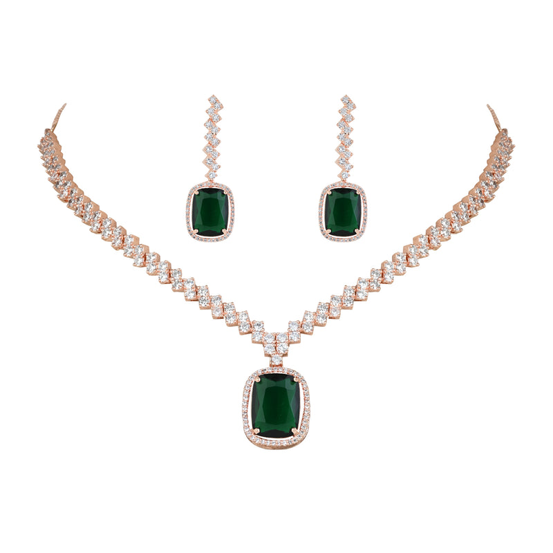 Nova Emerald Necklace Set