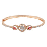 Eiram RoseGold Ruby Zirconia Bracelet