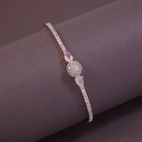 Krista Rosegold Pink Zirconia Bracelet