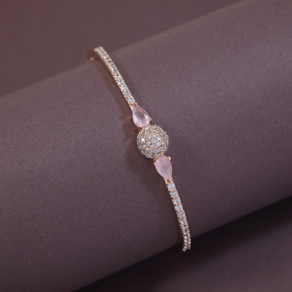 Krista Rosegold Pink Zirconia Bracelet