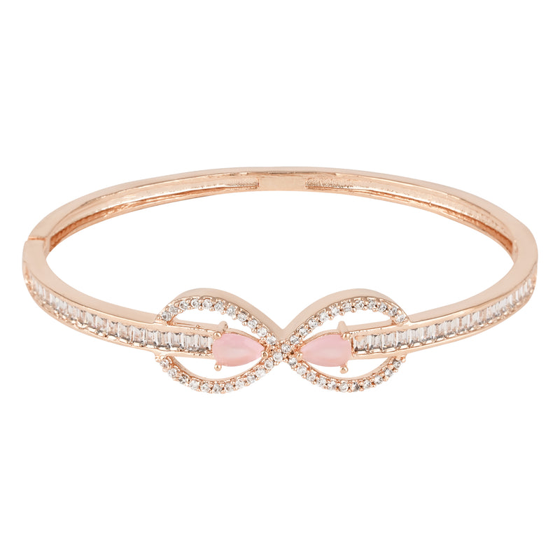 Shiba Rosegold Pink Zirconia Bracelet