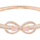 Shiba Rosegold Pink Zirconia Bracelet