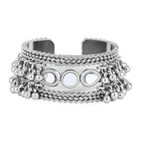 Yosha Oxidised Cuff Kada