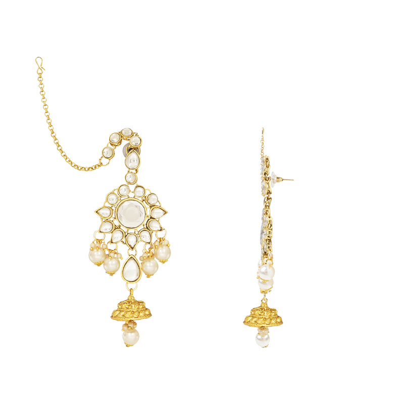 Suhasini White Bridal Jewellery Set