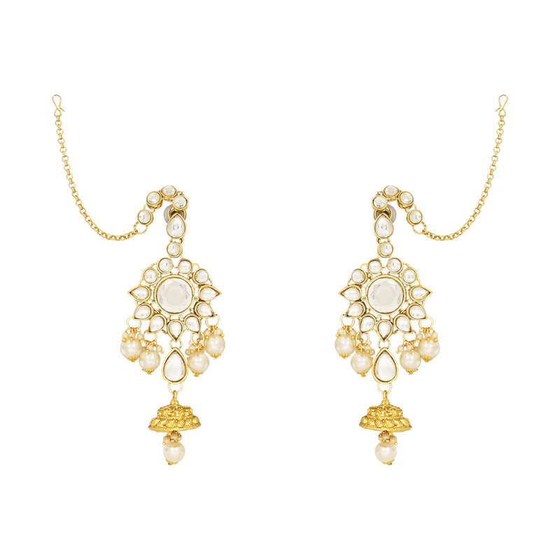 Suhasini White Bridal Jewellery Set