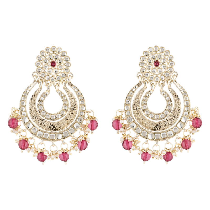 MUSKAN Wine EARRINGS