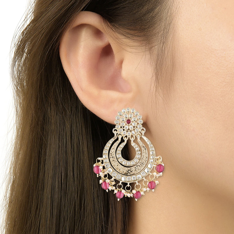 MUSKAN Wine EARRINGS