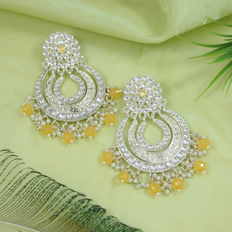 MUSKAN Yellow EARRINGS