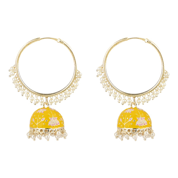 Naisha Yellow Earrings