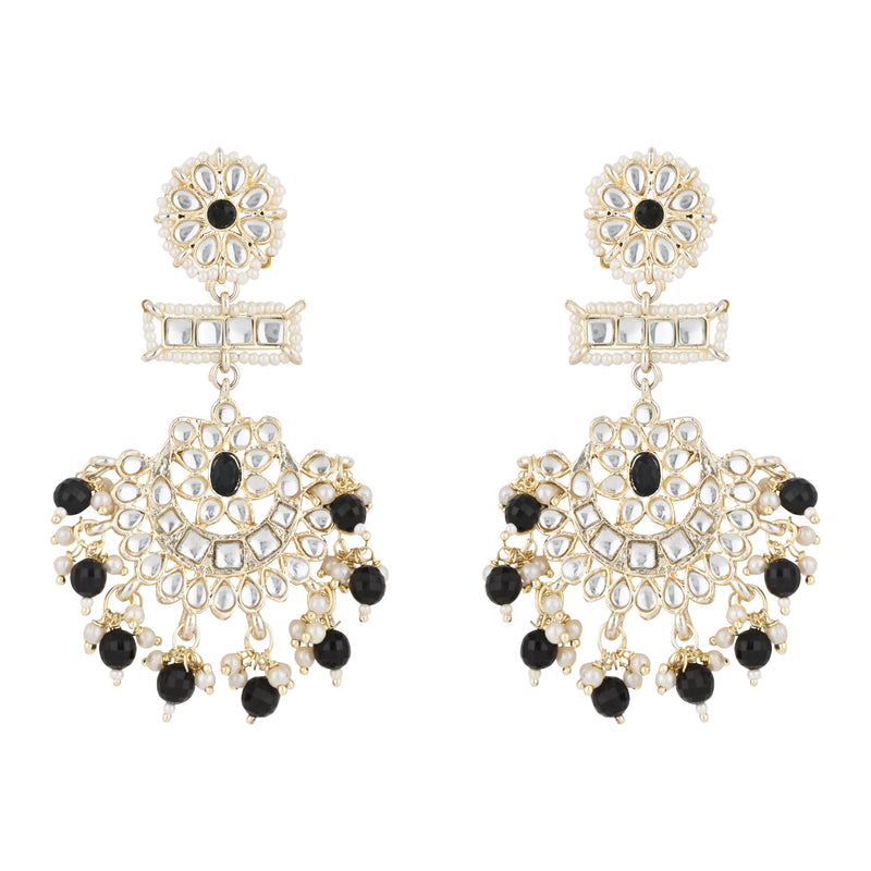 Sonam Black Earrings