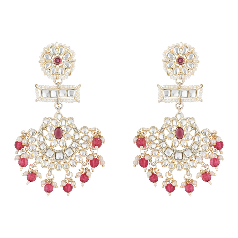 Sonam Pink Earrings