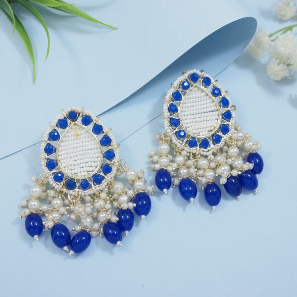 Farha Blue Earrings