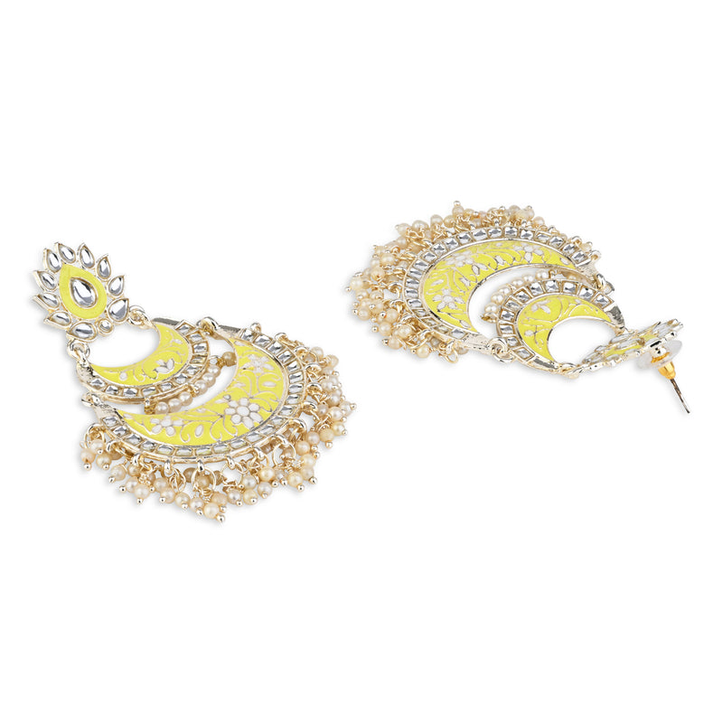 Mumtaz Yellow Earrings