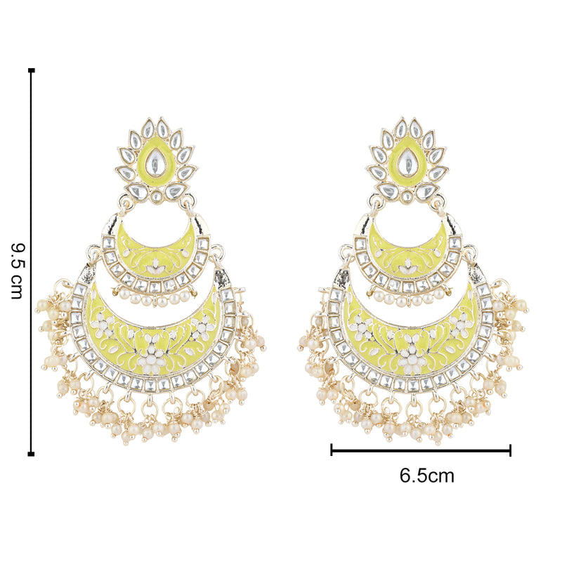 Mumtaz Yellow Earrings