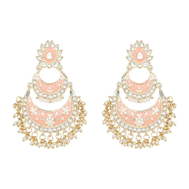 Mumtaz Peach Earrings