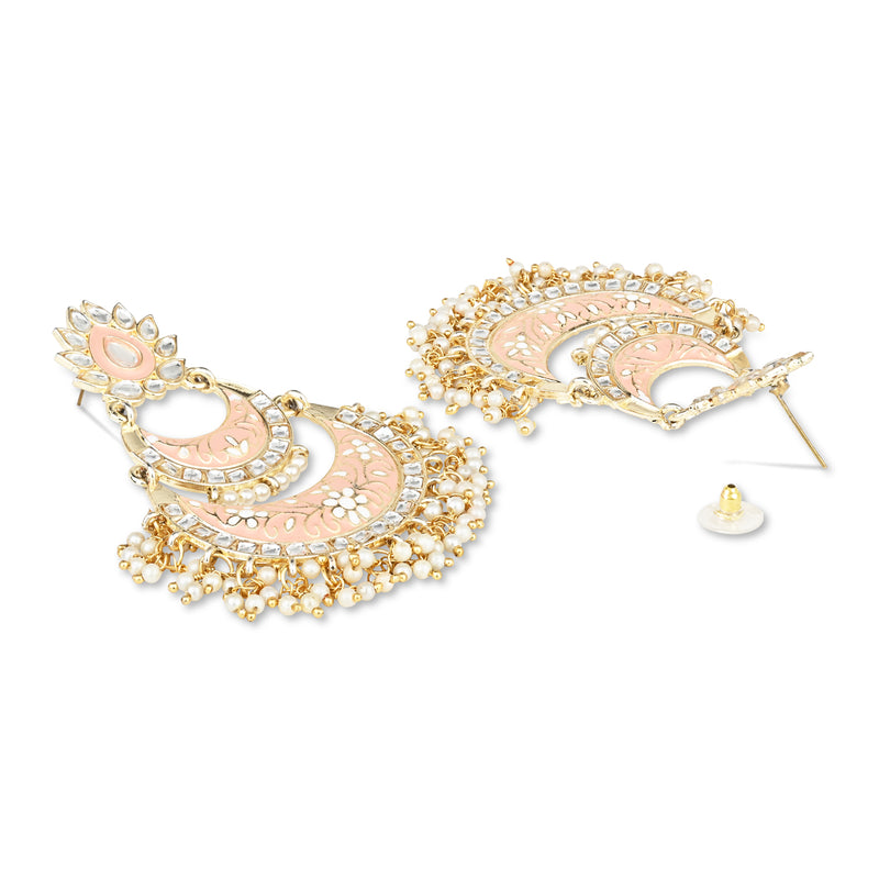 Mumtaz Peach Earrings