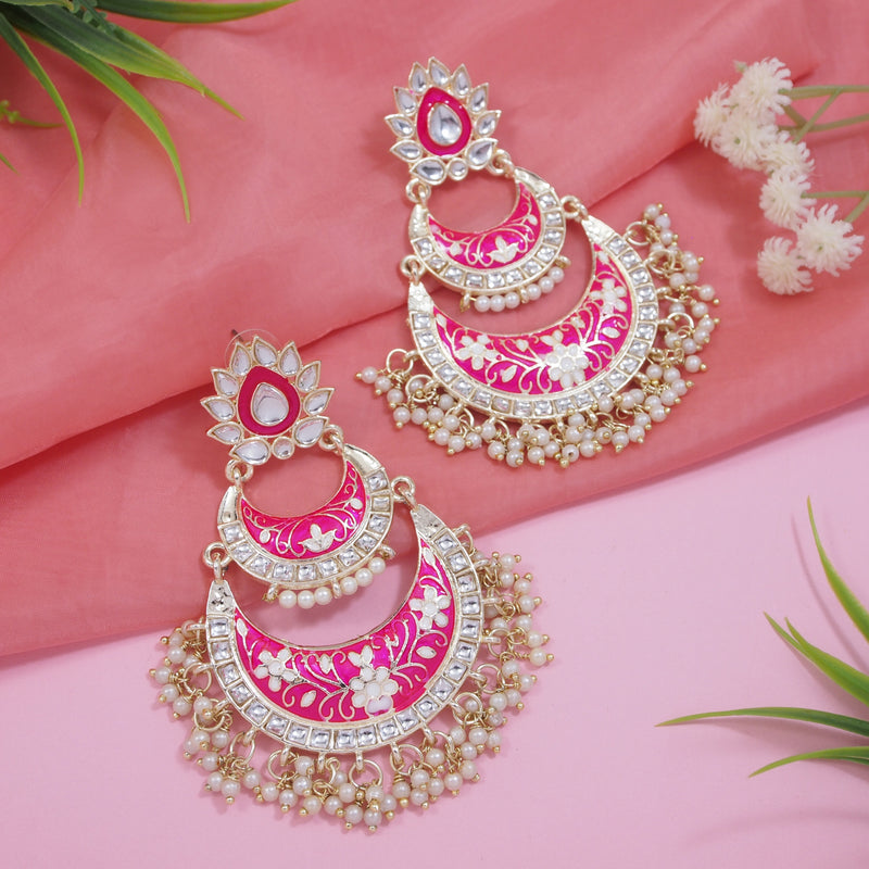 Mumtaz Pink Earrings