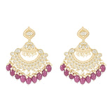 'Elina' Purple  Earrings