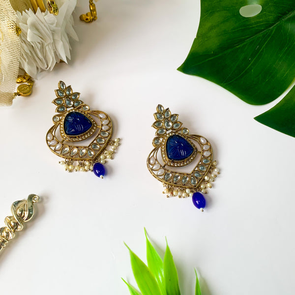 Blue Navy Earrings, Bridal Navy Blue Earrings, Blue Navy Bridal Earrings, Blue  Navy Statement Earrings, Blue Navy Big Crystal Gold Earrings - Etsy | Navy  earrings, Swarovski bridal earrings, Blue bridal earrings