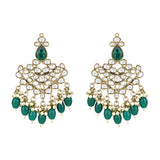 Ritika Green Earrings