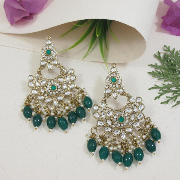 Safiya Green Earrings