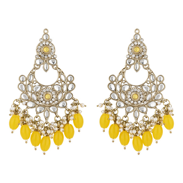 Safiya Yellow Earrings