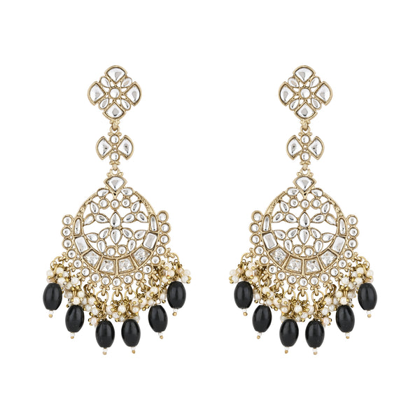 Laila Black Earrings