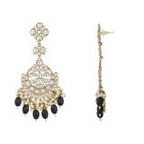 Laila Black Earrings