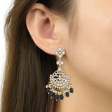 Laila Black Earrings