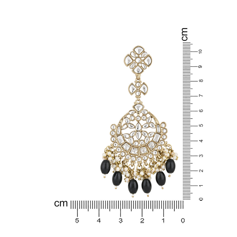 Laila Black Earrings