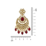 Ranya Maroon Earrings