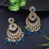 Gurnoor Peacock Green Earrings