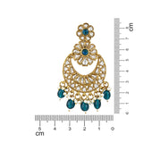 Gurnoor Peacock Green Earrings