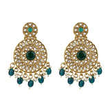 Richael Peacock Green Earrings