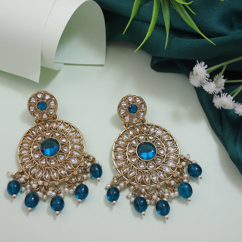 Richael Peacock Green Earrings