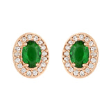 Jiya Green Studs