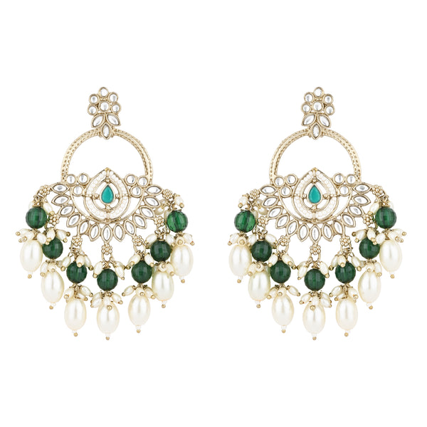 Mridhi Green Earrings