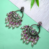 Mridhi Purple Earrings