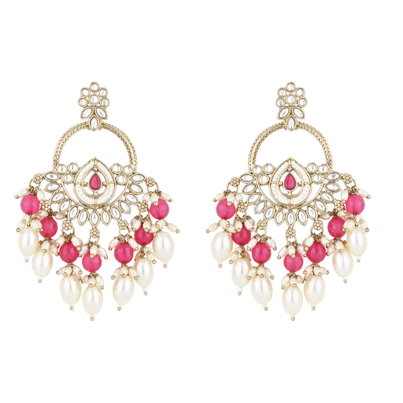 Mridhi Pink Earrings