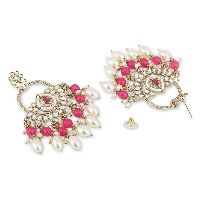 Mridhi Pink Earrings