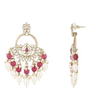 Mridhi Wine Earrings