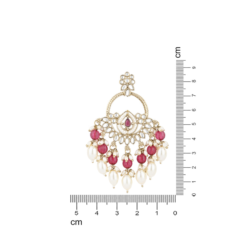 Mridhi Wine Earrings