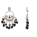 Mridhi Silver Black Earrings