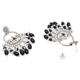 Mridhi Silver Black Earrings