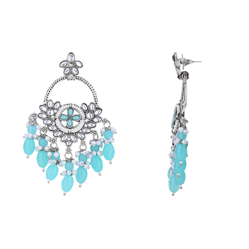 Lyla Turquoise Purple Earrings