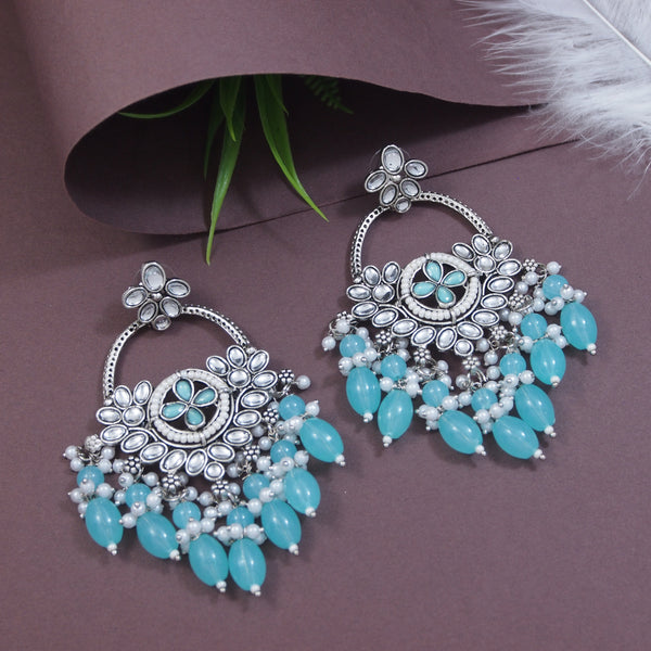 Lyla Turquoise Purple Earrings