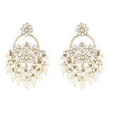 Jeel White Earrings