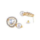 Rishvi White Earrings